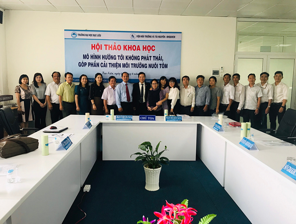 Hội thảo khoa học “Mô hình hướng tới không phát thải, góp phần cải thiện môi trường nuôi tôm”